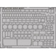 Eduard 48640 1/48 E-2C surface panels Photo-Etched for Aircraft Photo etched set