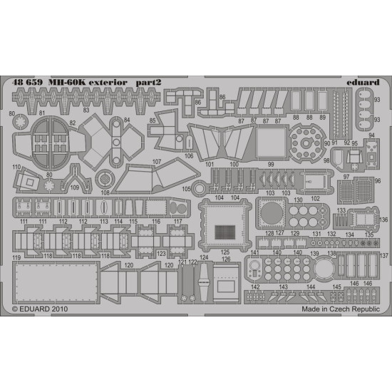 Eduard 48659 1/48 MH-60K exterior Photo-Etched for Aircraft Photo etched set