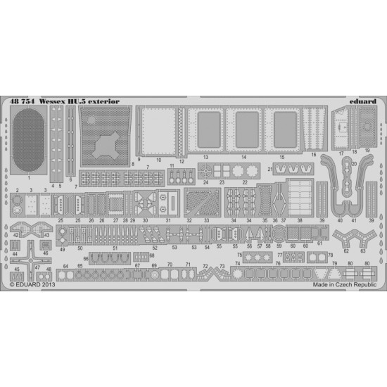 Eduard 48754 1/48 Wessex HU.5 exterior Photo-Etched for Aircraft Photo etched set