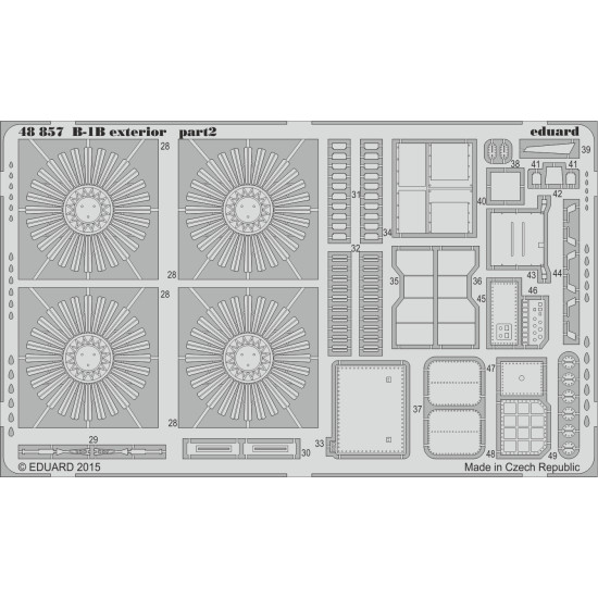 Eduard 48857 1/48 B-1B exterior Photo-Etched for Aircraft Photo etched set
