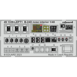Eduard 491339 1/48 B-24D nose interior Photo-Etched for Aircraft Photo etched set