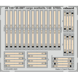 Eduard 491357 1/48 Mi-8MT cargo seatbelts STEEL Photo-Etched for Aircraft Photo etched set