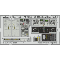 Eduard 491394 1/48 Sea King HAS.1 Photo-Etched for Aircraft Photo etched set