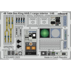 Eduard 491404 1/48 Sea King HAS.1 cargo interior Photo-Etched for Aircraft Photo etched set