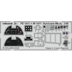 Eduard 491411 1/48 Hurricane Mk.IIc Photo-Etched for Aircraft Photo etched set