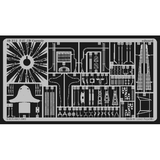Eduard 49215 1/48 F4U-1D Photo-Etched for Aircraft Photo etched set