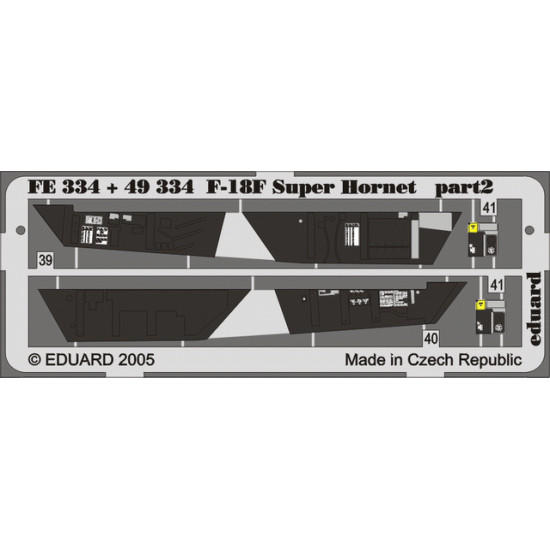 Eduard 49334 1/48 F/A-18F interior Photo-Etched for Aircraft Photo etched set