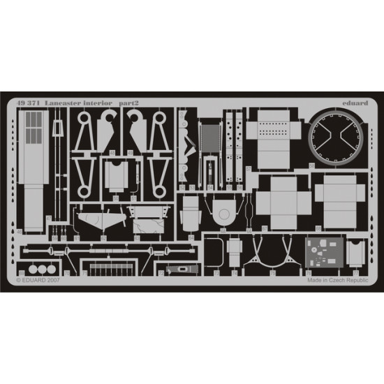Eduard 49371 1/48 Lancaster interior Photo-Etched for Aircraft Photo etched set