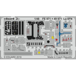 Eduard 49971 1/48 La-5FN Photo-Etched for Aircraft Photo etched set