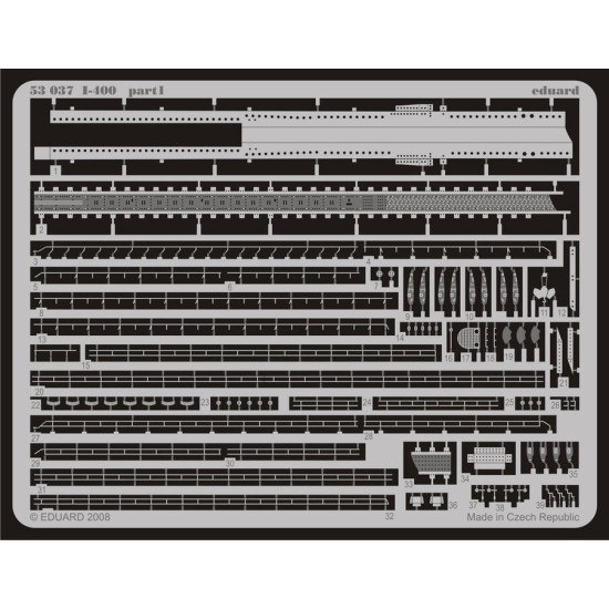 Eduard 53037 1/350 I-400 0 Photo-Etched for Ships Photo etched set Eduard 53037 1/350 I-400 0 Photo-Etched for Ships Photo etched set