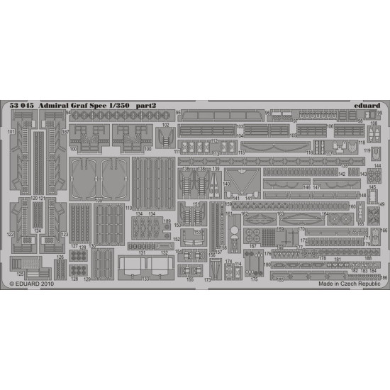 Eduard 53045 1/350 Admiral Graf Spee 0 Photo-Etched for Ships Photo etched set Eduard 53045 1/350 Admiral Graf Spee 0 Photo-Etched for Ships Photo etched set