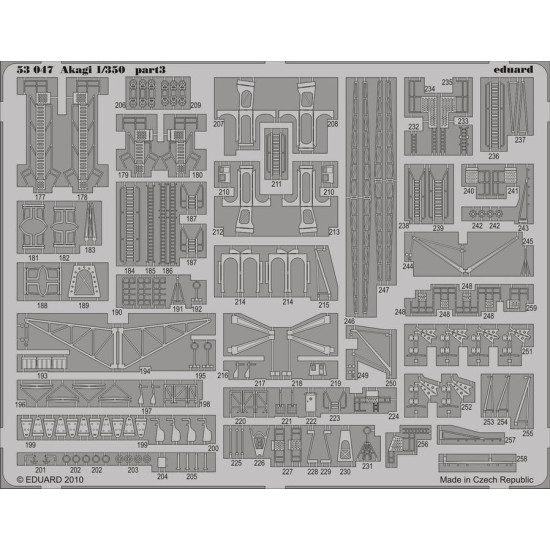 Eduard 53047 1/350 Akagi 0 Photo-Etched for Ships Photo etched set Eduard 53047 1/350 Akagi 0 Photo-Etched for Ships Photo etched set