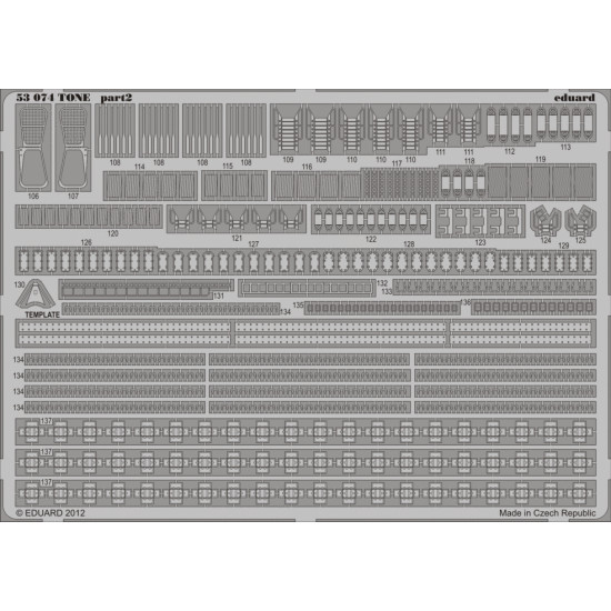 Eduard 53074 1/350 TONE 0 Photo-Etched for Ships Photo etched set