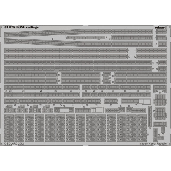 Eduard 53075 1/350 TONE railings 0 Photo-Etched for Ships Photo etched set Eduard 53075 1/350 TONE railings 0 Photo-Etched for Ships Photo etched set