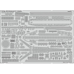 Eduard 53100 1/200 USS Arizona part 2-catapults 1/200 Photo-Etched for Ships Photo etched set