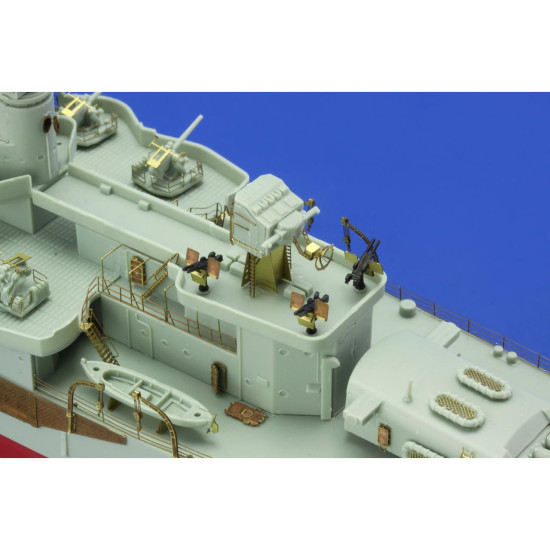 Eduard 53101 1/350 USS CA-35 Indianapolis 0 Photo-Etched for Ships Photo etched set