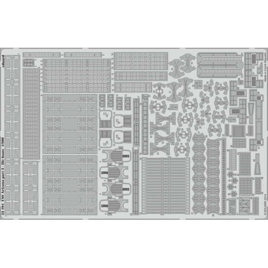 Eduard 53104 1/200 USS Arizona part 3-life boats 1/200 Photo-Etched for Ships Photo etched set Eduard 53104 1/200 USS Arizona part 3-life boats 1/200 Photo-Etched for Ships Photo etched set