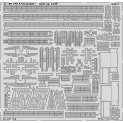 Eduard 53110 1/200 USS Arizona part 4 - main top 1/200 Photo-Etched for Ships Photo etched set