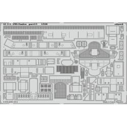 Eduard 53114 1/350 SMS Emden part 1 0 Photo-Etched for Ships Photo etched set