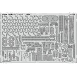 Eduard 53120 1/350 SMS Emden part 2 0 Photo-Etched for Ships Photo etched set