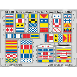 Eduard 53139 1/350 International Marine Signal Flags 0 Photo-Etched for Ships Photo etched set