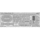 Eduard 53219 1/72 PT-109 guns & life raft Photo-Etched for Ships Photo etched set