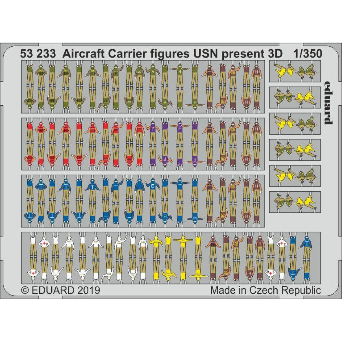 Figurines Photoetch 1:400 Pour Avions De Ligne – Détail Maquette Aviation – Accessoire Modélisme Eduard