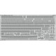 Eduard 53242 1/350 DKM Blücher railings 0 Photo-Etched for Ships Photo etched set Eduard 53242 1/350 DKM Blücher railings 0 Photo-Etched for Ships Photo etched set