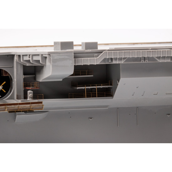 Eduard 53283 1/350 USS Constellation CV-64 part 3 - railings & safety nets 0 Photo-Etched for Ships Photo etched set