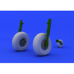 Eduard 624001 1/24 Typhoon wheels Brassin for Aircraft