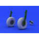Eduard 624001 1/24 Typhoon wheels Brassin for Aircraft Eduard 624001 1/24 Typhoon wheels Brassin for Aircraft