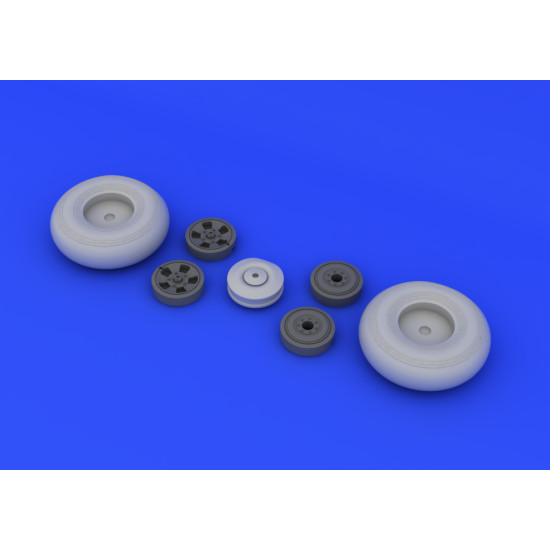 Eduard 624001 1/24 Typhoon wheels Brassin for Aircraft Eduard 624001 1/24 Typhoon wheels Brassin for Aircraft