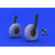 Eduard 624001 1/24 Typhoon wheels Brassin for Aircraft Eduard 624001 1/24 Typhoon wheels Brassin for Aircraft