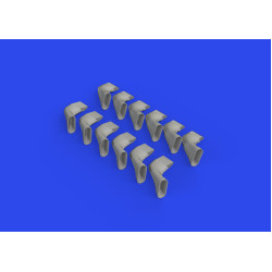 Eduard 624003 1/24 Spitfire Mk.IX exhaust fishtail PRINT Brassin for Aircraft