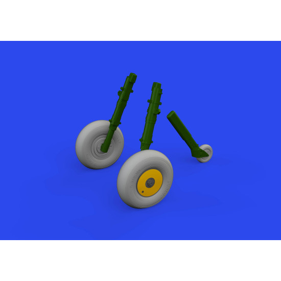 Eduard 624004 1/24 Spitfire Mk.IX wheels 5spoke Brassin for Aircraft