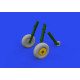 Eduard 624004 1/24 Spitfire Mk.IX wheels 5spoke Brassin for Aircraft