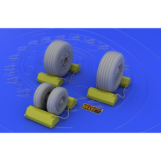 Eduard 632006 1/32 F-4J/S wheels Brassin for Aircraft