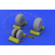 Eduard 632006 1/32 F-4J/S wheels Brassin for Aircraft