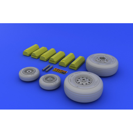 Eduard 632006 1/32 F-4J/S wheels Brassin for Aircraft