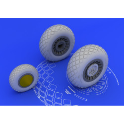 Eduard 632014 1/32 B-25H/J wheels Brassin for Aircraft