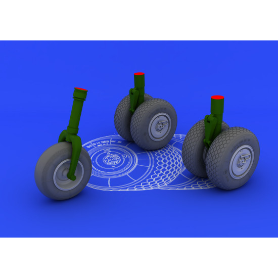 Eduard 632016 1/32 He 219 wheels Brassin for Aircraft