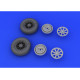 Eduard 632019 1/32 F4U-1 wheels Brassin for Aircraft Eduard 632019 1/32 F4U-1 wheels Brassin for Aircraft
