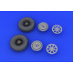 Eduard 632019 1/32 F4U-1 wheels Brassin for Aircraft Eduard 632019 1/32 F4U-1 wheels Brassin for Aircraft