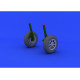 Eduard 632019 1/32 F4U-1 wheels Brassin for Aircraft Eduard 632019 1/32 F4U-1 wheels Brassin for Aircraft