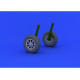 Eduard 632019 1/32 F4U-1 wheels Brassin for Aircraft Eduard 632019 1/32 F4U-1 wheels Brassin for Aircraft