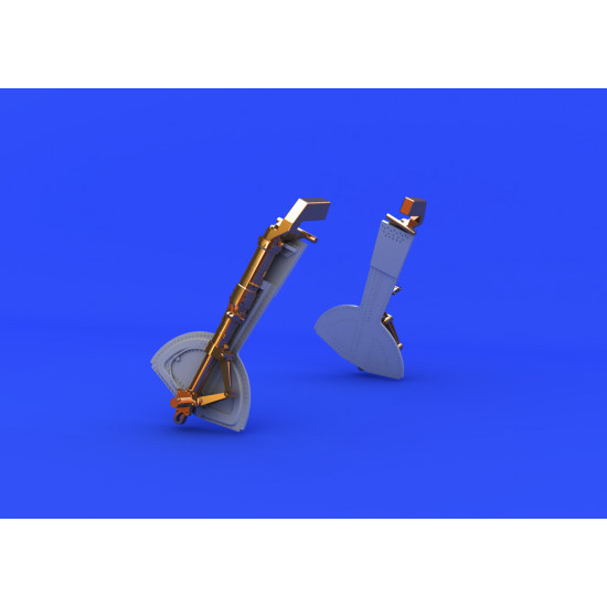 Eduard 632021 1/32 Bf 109G-6 undercarriage legs BRONZE Brassin for Aircraft
