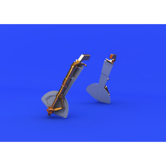 Eduard 632021 1/32 Bf 109G-6 undercarriage legs BRONZE Brassin for Aircraft