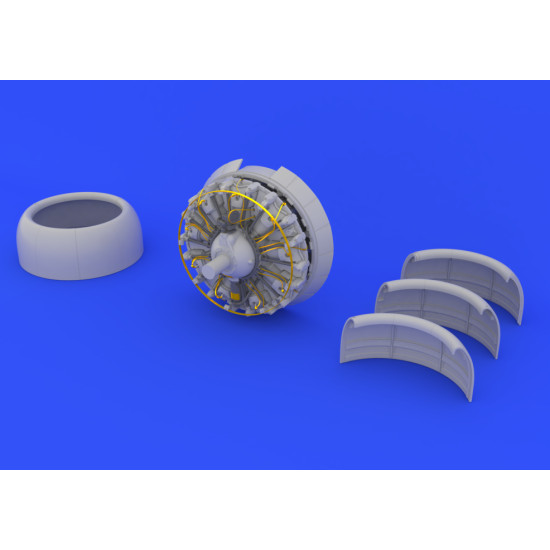 Eduard 632029 1/32 B-17G engine No.3 Brassin for Aircraft