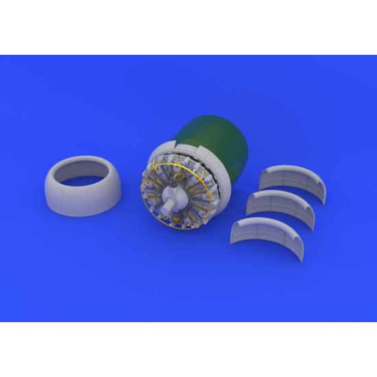 Eduard 632030 1/32 B-17G engine No.4 Brassin for Aircraft