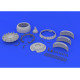 Eduard 632030 1/32 B-17G engine No.4 Brassin for Aircraft